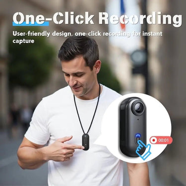 4K Mini Vlog Body Camera - Compact and Powerful - InspiredGrabs.com
